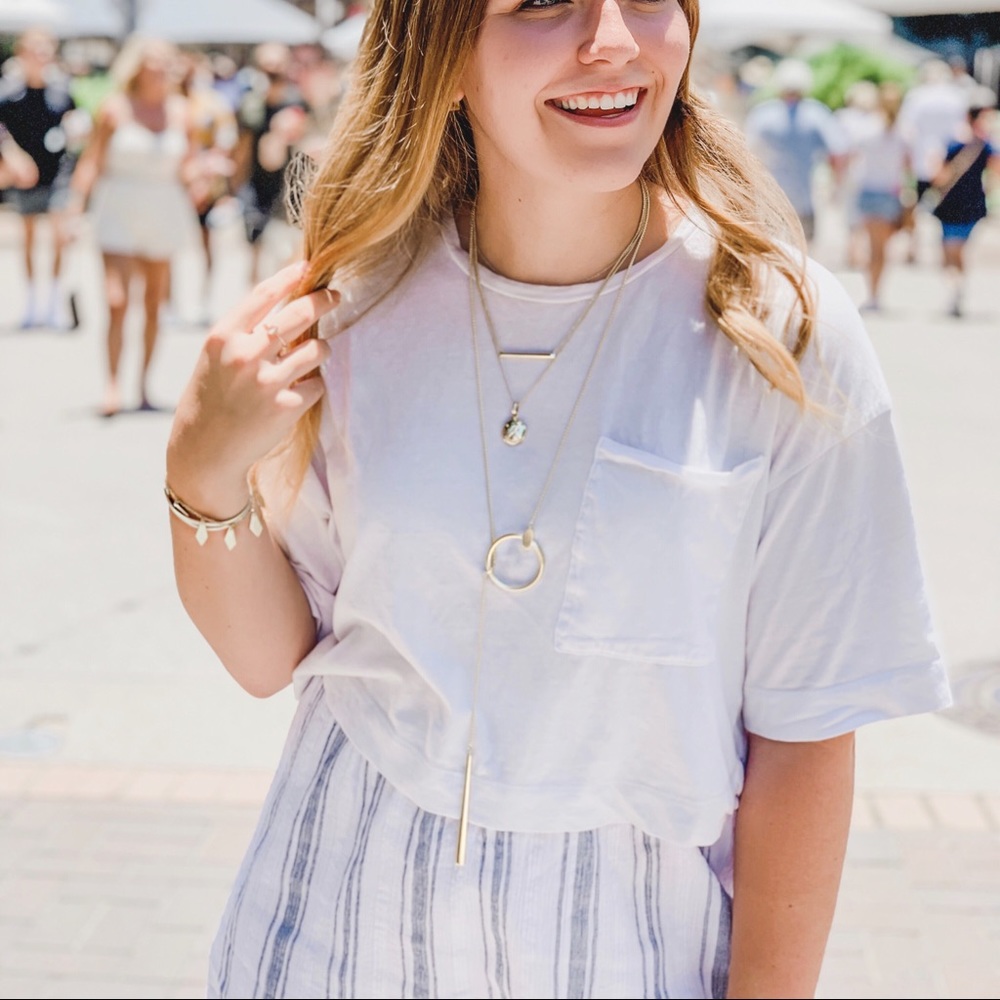 Striped skirt